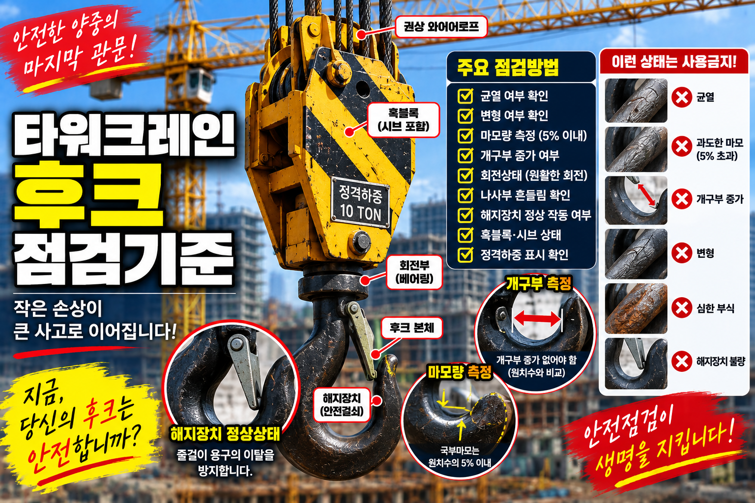 타워크레인 후크